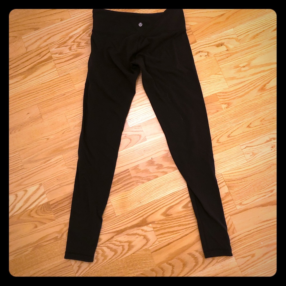 Reversal Lululemon long black running tights
